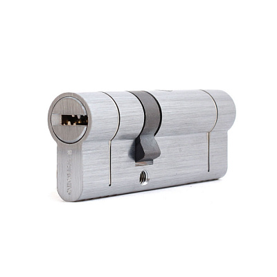 Цилиндр Buonelle 53x32 ключ-ключ 85 мм матовый хром B10CC5332SCX6