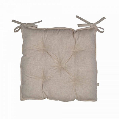 Подушка на стул РОУЗ Натюрель квадратная La Nuit