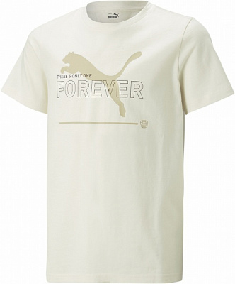 Футболка Puma ESS BETTER GRAPHIC TEE KIDS 67365899 р.110 бежевий