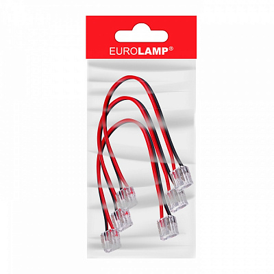 Конектор кутовий Eurolamp IP20 CNCTR-8mm(COB)К 3 шт.