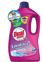 Гель для машинного та ручного прання Dual Power Фламінго 2 л
