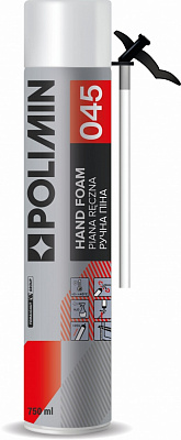 Пена монтажная Polimin HAND FOAM 045 750 мл