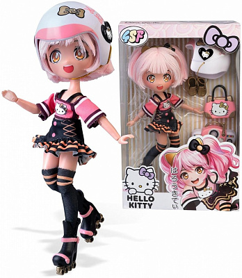 Игровой набор 4SF Manga Dolls серии Hello Kitty Золотая Роллер Дева HKTF1000