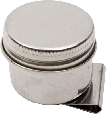 Олійниця одинарна металева з кришкою (d6,1х3,9см) D.K.Art&Craft