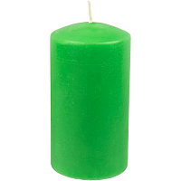 Свеча Candle Factory EcoLife зеленая 120 мм