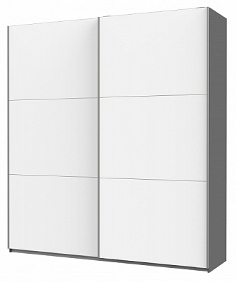 Двери для шкафа-купе Кайзер Альба Doros 2200x30x2350 мм белый ДСП