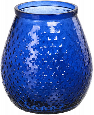 Ваза скляна синя TREBOL San Miguel