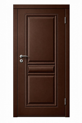 Двері вхідні Fortezza Ф16 RAL 8017 2050х860 мм праві