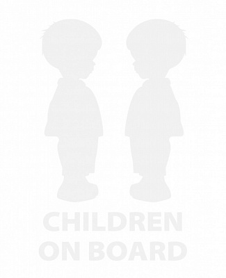 Світловідбивна наліпка LOOM Children On Board 2 LM-10207-white для твердих поверхонь