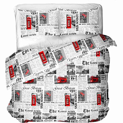 Комплект постельного белья двуспальный Underprice London