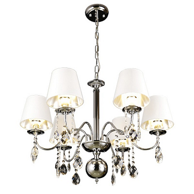 Люстра подвесная Victoria Lighting 6x40 Вт E14 хром Prima/SP6 chrome 