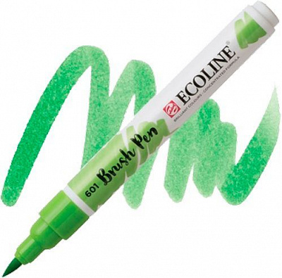 Маркер акварельний Ecoline Talens Brushpen 601 11506010 зелений світлий