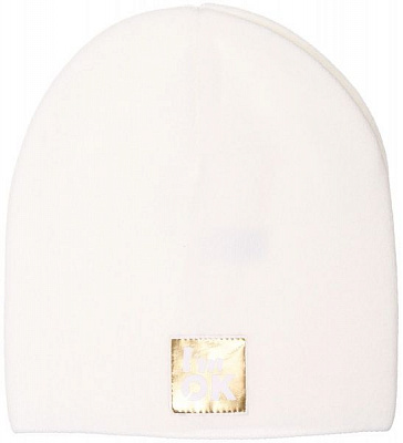 Шапочка дитяча для дівчинки Kraft+ арт. 2550 р.52-54 молоко