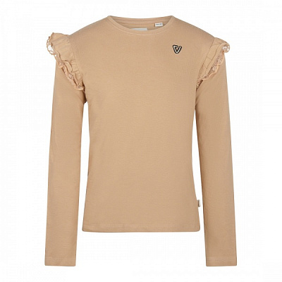 Реглан для дівчинки NWM з воланами р.134 бежевий U44013-1