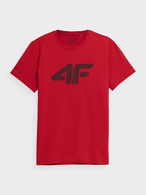 Футболка 4F TSHIRT M537 4FSS23TTSHM537-62S р.L червоний
