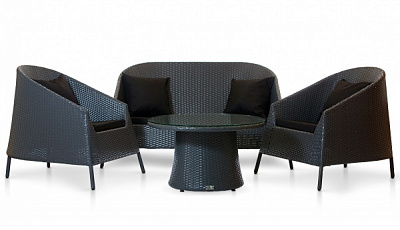 Комплект мебели TERICO Рикитея черный 