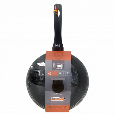 Сковорода з кришкою 28 см Grand Chef 25-45-142 Krauff