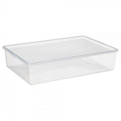 Ящик для зберігання Plast Team 1984 під чоботи прозорий 11x365x550 мм