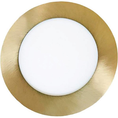 Світильник точковий Eurolamp Downlight LED-DLR-6/4(golden) 6 Вт 4000 К золотий