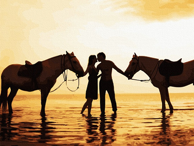 Картина за номерами Кохання всюди 10211-АС 40х50 см ArtCraft