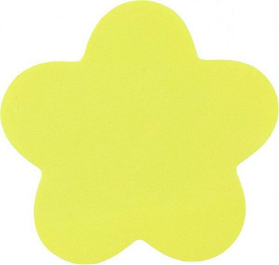 Бумага для заметок 70x70 мм 50 листов в форме цветка 2443-05-A Axent