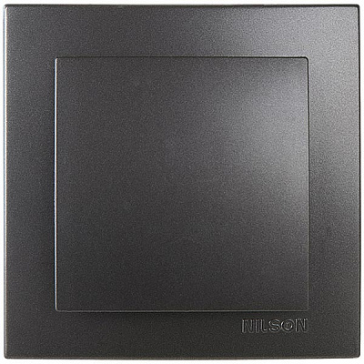 Выключатель одинарный Nilson Touran антрацит