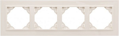 Рамка чотиримісна Efapel ANIMATO Logus універсальна кремовий 90940 TMM