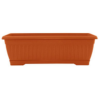 Ящик балконный Алеана Терра прямоугольный 19л терракот (112096) 