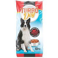 Корм сухой для всех пород Turbo Dog с говядиной 10 кг