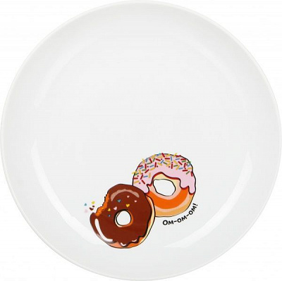 Тарілка обідня Fast food Донатс 25 см Farn