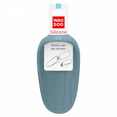 Поїлка Waudog Silicone 165х90 мм сіра