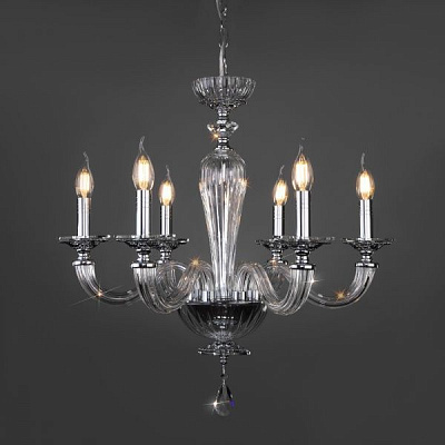 Люстра підвісна Strotskis Olenna 6xE14 хром 318/6