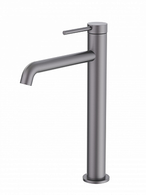 Змішувач для умивальника Aqua Rodos MADRID 08 Gun Metal високий АР000110515