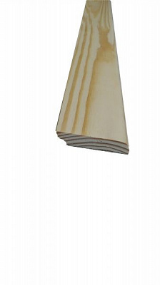 Плинтус Евро в/с срощенный Лісбудінвест сосна 12х60х2200 мм 