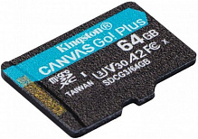 Карта пам'яті Kingston microSDXC 64 ГБ UHS-I Class 3 (U3) (SDCG3/64GBSP) 