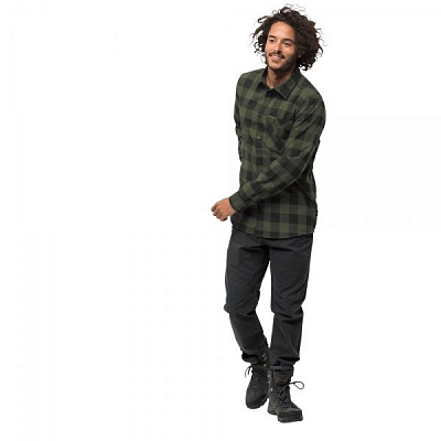 Рубашка Jack Wolfskin RED RIVER SHIRT 1402551-7825 р. 2XL зеленый