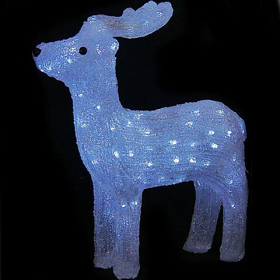Декоративна фігура LED Олень стоячий 96 ламп 50 см