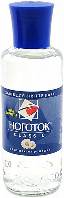Жидкость для снятия лака Nogotok Classic с экстрактом ромашки 100 мл