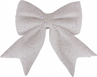 Декорация новогодняя Бант с блестками 24х28 см SD15-678118 