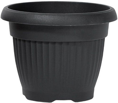 Горшок пластиковый Form Plastic Дона-45 круглый 33л антрацит (0171-014) 