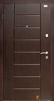 Дверь входная Abwehr АМ-54 096Л (ТИК/Днср) Sap + Kale НЧ тик / дуб немо серебряный 2050x960 мм левая