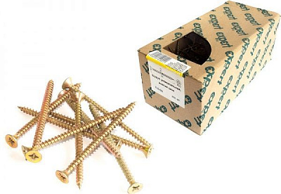 Шуруп универсальный потайная головка ЦЖ 6x90 мм 200 шт EXPERT FIX