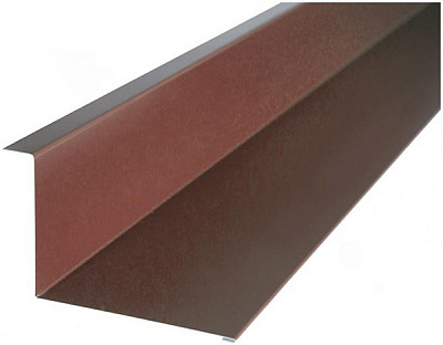 Планка стику глянцева PSM RAL 8017 коричнева 2м