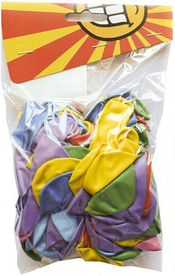 Шарики воздушные Свято мрій 25 см разноцветный 50 шт.