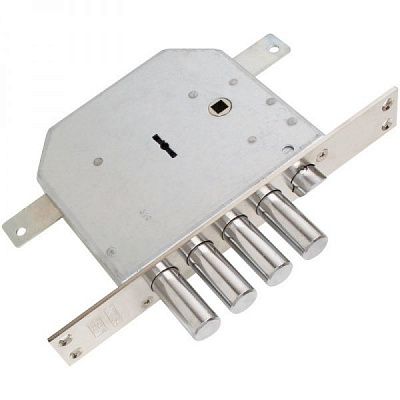 Дверной замок входной Mottura 89723D5000 левосторонний матовый хром