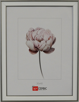 Рамка для фото Арт-Сервіс ЭА-01799 1 фото 30х40 см серебристый металлик 