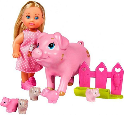 Набір з лялькою Simba Steffi & Evi Беременная свинка