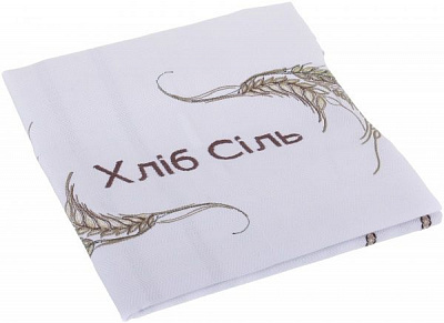 Рушник «Хліб Сіль» 635-18/00 33x150 см бежевий