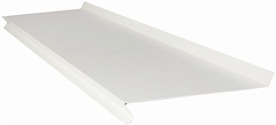 Отлив оконный 1500х140 мм белый  