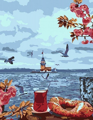 Картина по номерам Удивительное утро 35x45 см Rosa Start 